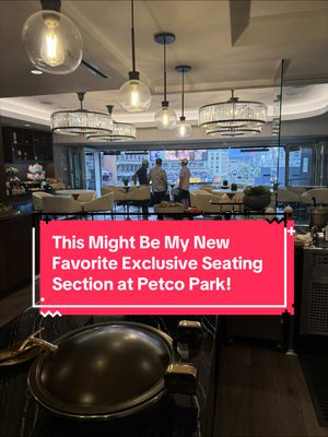 This might be my new favorite spot at Petco Park! 🔥⚾️ The Gallagher Chairman’s Club is a next-level game day experience with all-you-can-eat food and drinks, a private entrance, private lounge and restrooms, and some of the best views in the entire park, right next to the owners’ box. 👀 Glad I scored these tickets on @TickPick last minute! 🙌 Don’t forget to use code PADRESBLOGGER for a discount on last-minute Padres tickets! ⚾️ #sandiegopadres #padres #petcopark #tickpick #forthefaithful