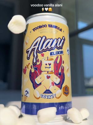 Meet Voodoo Vanilla – our FIRST-EVER Alani Energy Elixir 🔥💖🍦  Sip it solo OR pair it with any of your favorite Alani flavs!* 😋 #newalani #voodoovanilla #vanilla #fall #energy *Voodoo Vanilla Energy Elixir contains 65mg of caffeine per 8.4oz can. When mixing with Alani Energy or other caffeinated beverages, ensure your total daily caffeine intake does not exceed 400mg.