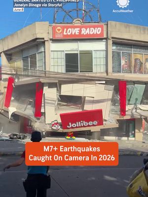 From Venezuela and Colombia to the Philippines, here are some of this year’s most powerful earthquakes—registering magnitude 7 or greater—caught on camera. 🌎 So far, 10 M7+ earthquakes have struck around the world in 2026.