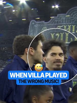 When Aston Villa played the UEFA Europa League music ahead of their UEFA Champions League tie vs PSG 😅🎶 #astonvilla #avfc #psg #uefachampionsleague #uefaeuropaleague 