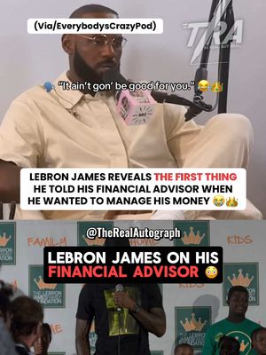 😳 LeBron James was NOT playing around about his money 😭👑 #finance #lebron #lebronjames #NBA #nbamemes  