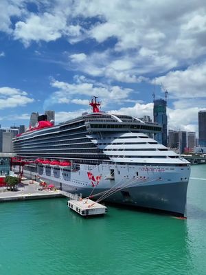 A cruise ship with NO kids… and somehow it’s one of the most fun cruises I’ve ever been on 🤯🚢 Virgin Voyages is unlike any cruise I’ve ever experienced. No kids. No buffets. No waterslides. Just 20+ restaurants, insane nightlife, hidden lounges, a tattoo studio, champagne delivered to your location… and one of the most unique cruise ships in the world. 🚢🍾 Virgin Voyages is REALLY different. 👀  #fyp #cruise #cruiseship #ship_facts #virginvoyages 