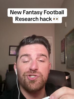 New fantasy football hack #fantasyfootball #nfl #nflfootball 
