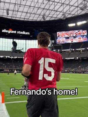 Welcome home @Fernando Mendoza!!! #nflrookies #Homecoming #runout 