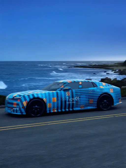 Step inside Jaguar Type 01 for the first time at Monterey Car Week. The Jaguar Type 01 interior wraps around the driver with bold linear architecture, brass accents, and concealed controls. Every journey, an occasion. Full reveal in New York, 6 October 2026.  #Jaguar #Type01 — Vehicle shown is a prototype. Final production model may differ. On-road sequences carried out on closed roads.