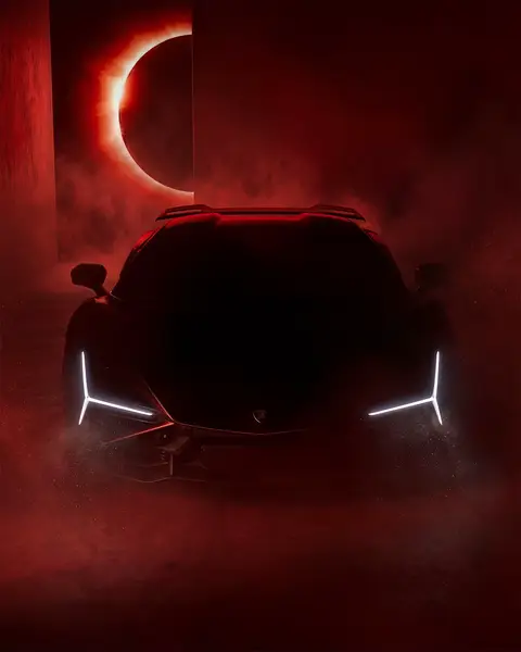 The eclipse is just the opening act. Meet the new SV on 14 August.  #Lamborghini