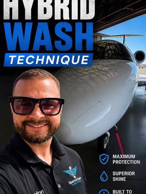 The Hybrid Wash method I use on Every job #ThePlaneDetailer #ADA #AircraftDetailing #AviationDetailing #PlaneDetailing