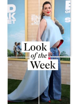Online trolls commenting on Anne Hathaway's recent red carpet look for her latest film, "The End of Oak Street," signals our progressive way of thinking about pregnancy fashion is still very much in its infancy. #annehathaway #lookoftheweek