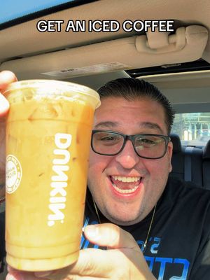 @Dunkin' iced coffee secured! #icedcoffee #dunkin 