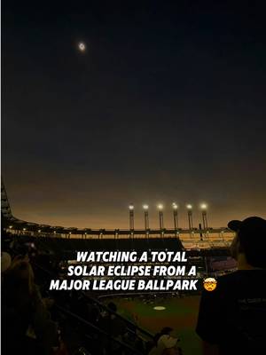 With today being Earth’s first total solar eclipse since April 8, 2024, here’s a throwback to what the last one looked like from inside a Major League ballpark! 😍 This was truly one of the coolest and most beautiful things I’ve ever been fortunate enough to experience, and photos or videos don’t do it justice in the slightest. #solareclipse #totalsolareclipse #MLB #baseball #ballpark 