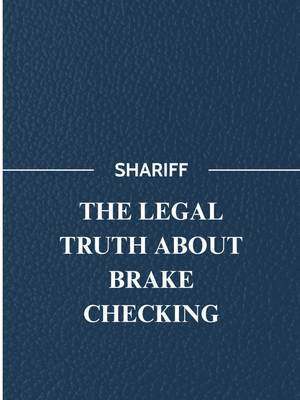 Brake checking can turn a simple accident into a complicated legal situation. In Texas, fault gets determined using modified comparative negligence, meaning both drivers can share responsibility.  Follow Shariff Law to understand how that affects your claim. #injurylawyers #texasinjurylawyers #houstonlawyers