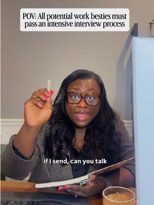These work besties must go through a very intensive interview process these days 👀 and even after they are hired the probation period must be lengthy. 😂 #workhumor #corporatelife #9to5life #corporatemillennial #workbestie