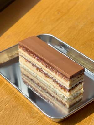 The Afternoon Tea - Ep 5 - Opera Cake. The last episode of the series 😭 Click the link in my bio for the full free recipe! #baking #afternoontea #operacake 