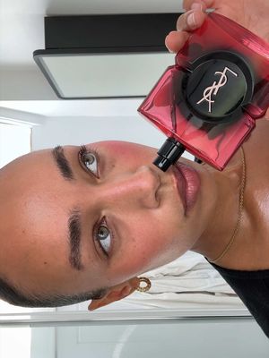 AD getting ready with @YSL Beauty black opium pink glaze is always better than going out 🌺 #fragrance #makeup @LOOKFANTASTIC 