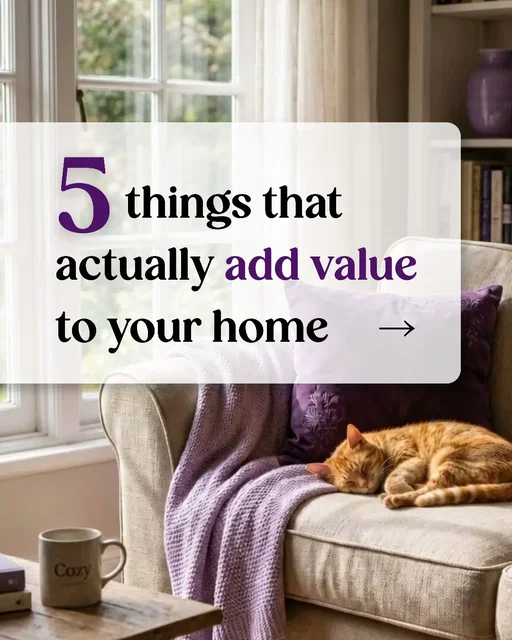 Thinking of selling? Here are some changes can add real value to your home 💜 #purplebricks #propertytok #homeimprovements 