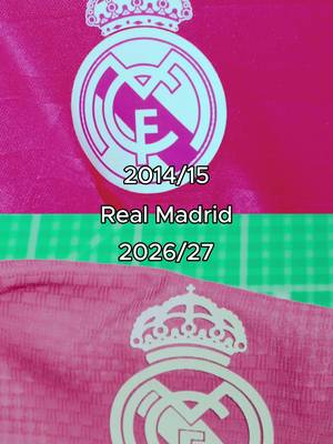Real Madrid in pink: 2014 vs 2026 🩷  Which year did it best? 🤔 #footballshirt #realmadrid #halamadrid #pink #adidas