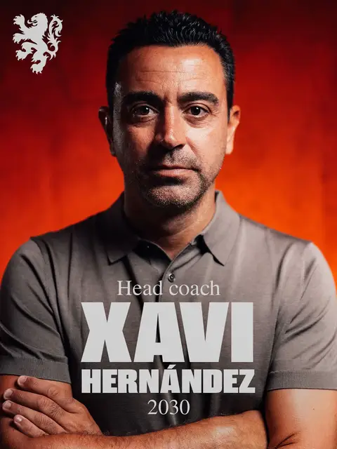 We proudly present our new head coach. 🇳🇱 #NothingLikeOranje #Xavi2030 