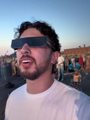 flew all the way to spain for a total eclipse #epic 