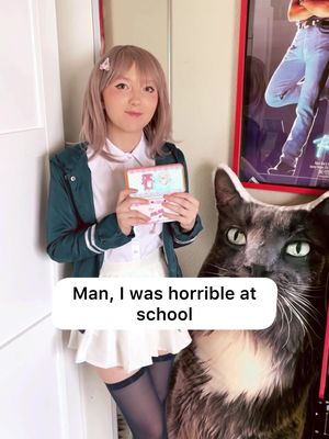 A father recklessly enters the room where his nearly 22-year-old daughter Camdyn is doing photos for her own Ko-fi dressed as Chiaki Nanami from Danganronpa. Camdyn foolishly asks her dad to do a joke on her while she’s already in cosplay. He agrees, unaware that he has just committed several crimes against the internet. Within minutes, experts in the comments will determine that Dad personally selected the outfit, dressed her, created the Ko-fi, invented Danganronpa, manipulated his adult daughter into requesting the joke, and orchestrated the entire thing for views. Authorities have been notified. Netflix documentary pending. This will definitely go viral. 🤣