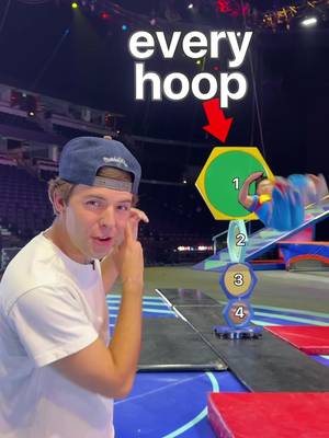 Can You Fit all 4 Hoops? 😳⭕️ @Ringling #ringlingpartner 