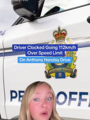 Driver was clocked going 112km/h over the speed limit 😧🎙️-@olga🌟 #edmonton #news #viral #driving #yyc 