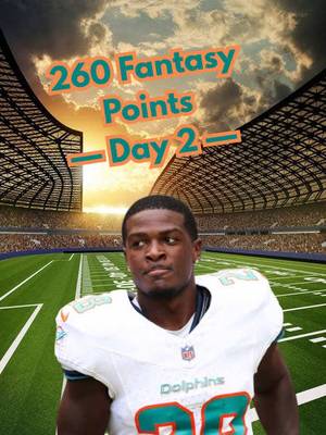 Trying to score 260 fantasy football points: Day 2 #acshear #nflfilter #260fantasypoints #fantasyfootball #walterpicks 