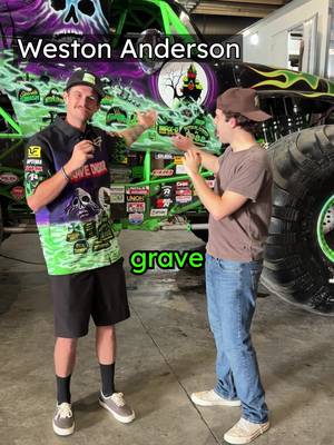 How I ended up INSIDE Grave Digger! 🚛👻 @Monster Jam 