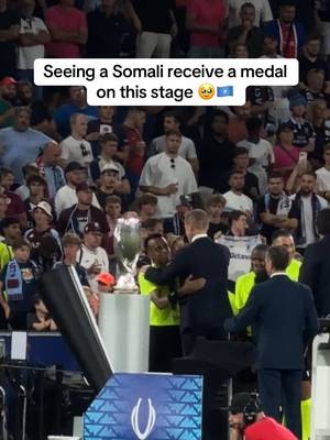 From Somalia to a UEFA final 🇸🇴❤️ Alhamdulillah! @Omar Artan 🇸🇴 #somalitiktok #somalia #omarartan 
