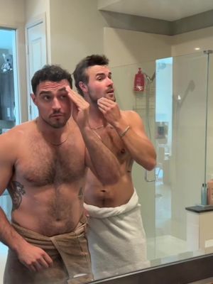 The boys have been taking their skincare a little more seriously lately, and it all starts with a smooth base. We’ve been using the Facial Radiance Pads from @First Aid Beauty for more even, brighter-looking skin in just one swipe, so we can show up looking good. #firstaidbeautypartner #firstaidbeauty