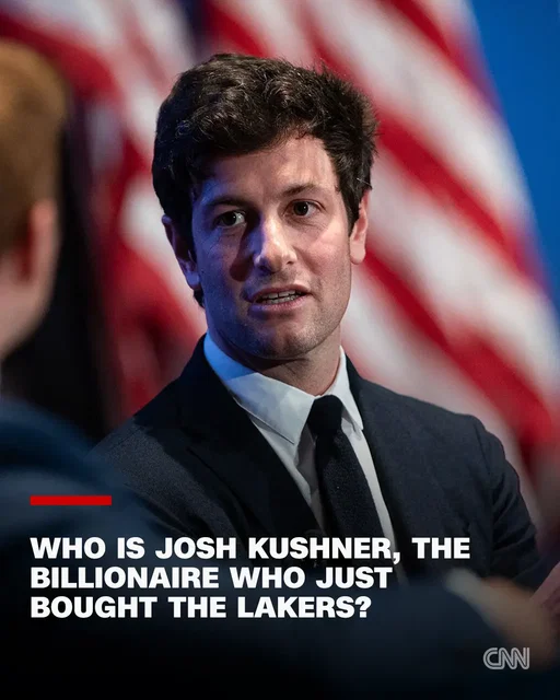 Josh Kushner, the brother of President Donald Trump's son-in-law Jared, announced that he was teaming up with former Disney CEO Bob Iger to buy the Los Angeles Lakers for a record-breaking $12.5 billion. It's just one of many flashy deals and investments involving the 41-year-old as of late. His successful career as founder of Thrive Capital, a venture capital firm that raised more than $10 billion in its latest round, has served as a springboard to build his status as a powerful mogul. Thrive has amassed a massive portfolio, ranging from early investments in high-profile technology companies like OpenAI and SpaceX, to trendy brands such as Spotify, Kim Kardashian's SKIMS and movie studio A24. It's also involved in sports, owning minority portions of the San Francisco Giants and the Miami Heat. #cnn#sports 📸: Al Drago/Bloomberg/Getty Images