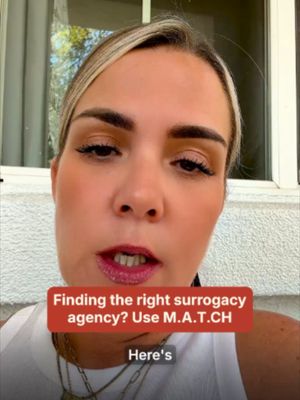 The right agency should feel like the right MATCH, from alignment and team support to clinics and reputation. What would matter most to you? #surrogacy #surrogacyjourney #surrogatelife