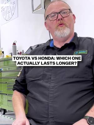 If you had to drive one past 200K miles, are you picking Toyota or Honda? 👇 #autoshop #mechanic #cartips #toyota #honda 