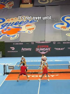 Who thinks we’ll be seeing these two teams in NYC?! #majorleaguepickleball #MLP2026 #mlpplayoffs #annaleighwaters 