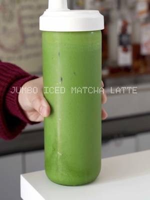 just 15g of matcha today 🥹💚 #fyp #bigmatcha #tiktok #viral #foryou 