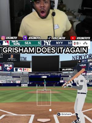 GRISHAM GOING OFF! #baseball #MLB #yankees @JoezMcfly 