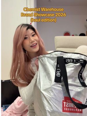 My arms nearly fell off carrying all the freebies from Chemist Warehouse Brand Showcase 2026  #chemistwarehousebrandshowcase #chemistwarehouse #brandshowcase #cwbrandlab #unboxing  @Chemist Warehouse Official 