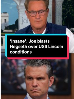 Sailors aboard the USS Lincoln have been deployed for more than 260 consecutive days at sea, a modern-day record. Now their family members are sounding the alarm over worsening conditions on the ship. Joe blasts Defense Secretary Pete Hegseth, whose preoccupation with DEI policy, he says, is harming military readiness. #morningjoe  #hegseth  #military 