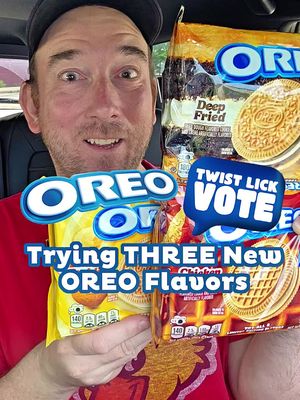 Chicken & Waffles OREOs?! OREO is going wild with THREE new flavors with Deep Fried OREO, Banana Pudding, and the most unexpected Chicken & Waffles! These are all going to start arriving in stores on August 24th and you can vote to determine which flavor will get a second run in 2027. Which @OREO rlavor are you trying? #oreo #oreos #cookies #oreocookies #snacks