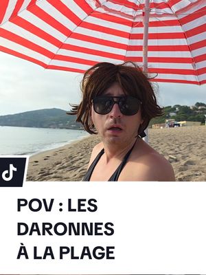 POV : LES DARONNES À LA PLAGE #maman #sketch #humour 