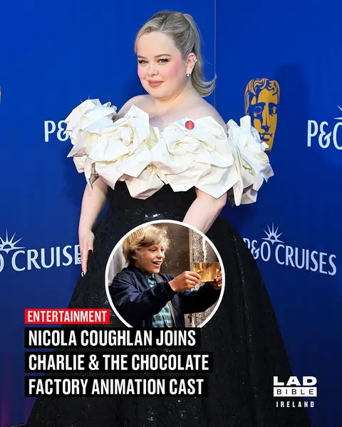 Nicola Coughlan has joined the cast of Netflix's animated 'Charlie and the Chocolate Factory' sequel.   The movie, titled 'Charlie vs The Chocolate Factory', is described as the alternate sequel to Roald Dahl's classic and will follow Willy Wonka as he returns to his factory are serving time in prison for turning a kid into a blueberry.   The Irish actor will join Charithra Chandran, Samson Kayo, Christopher Chung, Kate Winslet, Helena Bonham Carter, Kit Connor and Taika Waititi in the animation.   The film will have a theatrical release before it drops on Netflix in December 2027.   #ireland #irish #irishnews #viral #nicolacoughan