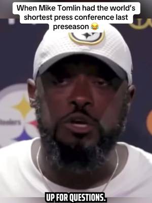 Happiest we’ve ever seen Mike Tomlin 😂 #steelers #Preseason #nfl #miketomlin  🎥 @Pittsburgh Steelers 