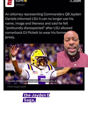 Former Heisman Winning QB #JaydenDaniels Sent A Cease And Desist Letter To His Alma Mater #LSU Because They Let Another Player Wear His Jersey Number. Does He Have A Point? 🤔 #Funnymaine #CollegeFootball #Influencer 