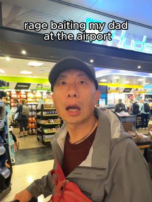 i got him good ha ha ha 😂 #airport #ragebait #dad 