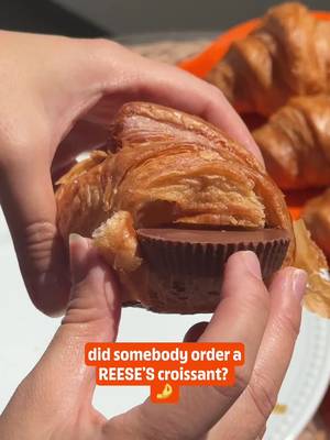 the only thing better than a croissant is a chilled cup-ssant 🤌🧑‍🍳