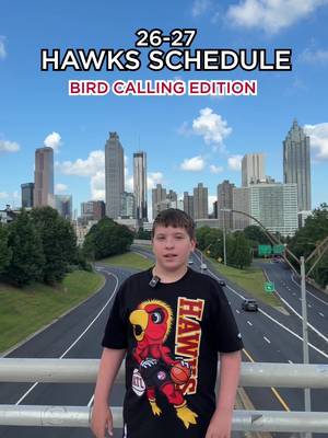 The schedule is (bird) calling 🗣️ @Lori, Samuel's mom #birdcall #hawks #NBA #schedule #atlantahawks 