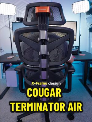 Sickest looking ergonomic gaming chair 🔥 @COUGAR TERMINATOR AIR Comfy ✔️ Supportive ✔️ Looks ✔️ And it won’t hurt your wallet 😌 [AD] #cougargaming #gamingchair #ergonomicchair #pcsetup #GamingSetup 