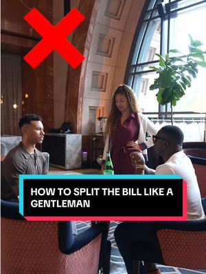 How to spilt the bill like a gentleman 