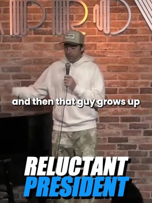 Maybe the best president is the one who never wanted the job 😂 #EddieIfft #comedy #standup #standupcomedy #funny