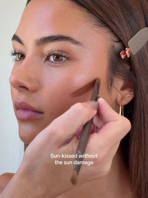 Gorgeous @Paris Bishop wears @Tanielle Jai Bronzour in the shade MOCHA