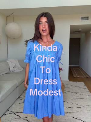 Kinda chic to dress modest 🌟🌱🤭 @calledtosurf use code SARAJOY #chic #modest #church #outfit 